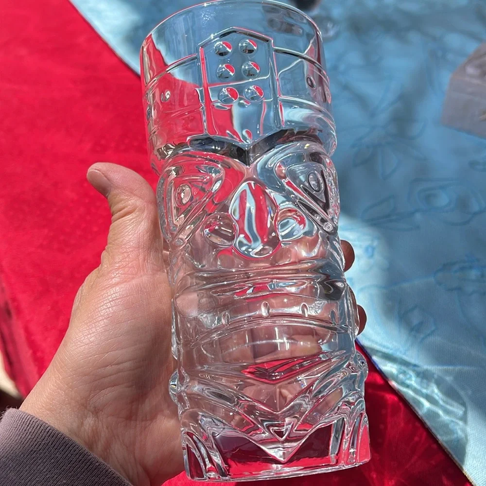 Two unused  Tiki Glass Cups